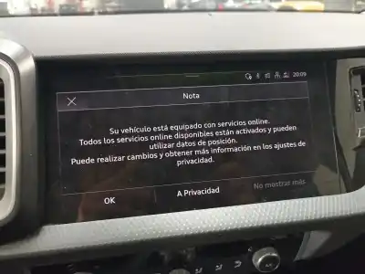 Утилизация автомобиля audi a1 sportback (gba) 30 tfsi года 2023 питание dlaa