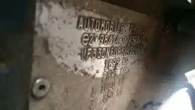 Veículo de Sucata peugeot 307 (s1) xn do ano 2002 alimentado g-nfu