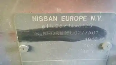 Sloopvoertuig nissan almera (n16/e) acenta van het jaar 2002 aangedreven yd22