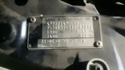 Scrapping Vehicle saab 9-3 berlina 2.0 of the year 2001 powered b205e