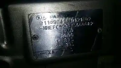 Scrapping Vehicle KIA CARENS 1.8 LS Monovolumen of the year 2000 powered TB