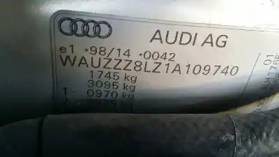 Scrapping Vehicle audi a3 (8l) 1.9 tdi ambition of the year 2004 powered alh