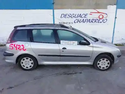 Véhicule à la ferraille peugeot 206 sw 1.4 hdi de l'année 2006 alimenté sin ficha