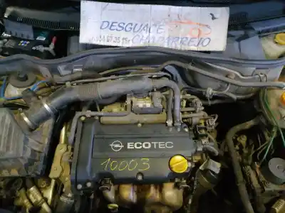 Scrapping Vehicle opel corsa c blue line of the year 2005 powered z12xep