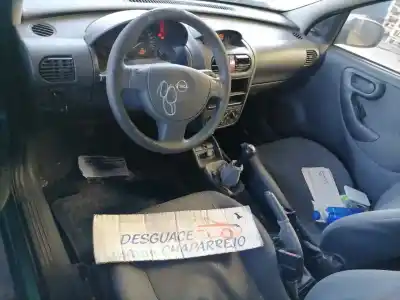 Scrapping Vehicle opel corsa c blue line of the year 2004 powered z12xe