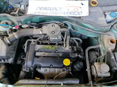 Scrapping Vehicle opel corsa c blue line of the year 2004 powered z12xe