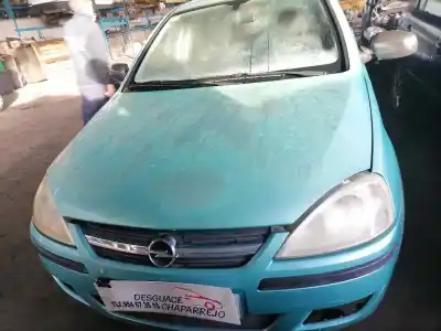 Scrapping Vehicle opel corsa c blue line of the year 2004 powered z12xe