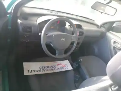 Scrapping Vehicle opel corsa c blue line of the year 2004 powered z12xe
