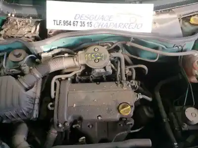 Scrapping Vehicle opel corsa c blue line of the year 2004 powered z12xe