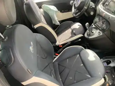 Véhicule à la ferraille fiat 500 cabrio 1.2 de l'année 2009 alimenté 169a4000