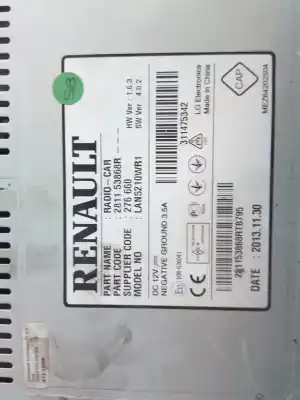 Veículo de Sucata renault clio iv zen do ano 2001 alimentado k9k e6