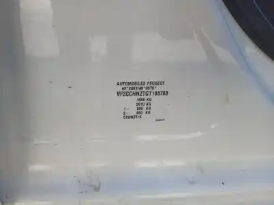 Veículo de Sucata peugeot 208 allure do ano 2016 alimentado hn01