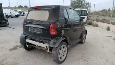 Veicolo di demolizione smart cabrio pulse dell'anno 2002 alimentato g13