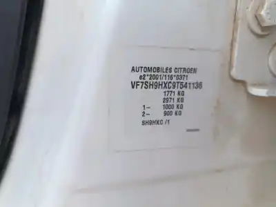 Утилизация автомобиля citroen c3 picasso exclusive года 2001 питание 9hx