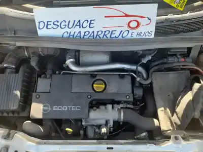 Scrapping Vehicle opel zafira a blue line of the year 2004 powered y20dth