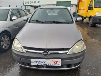 Scrapping Vehicle opel corsa c blue line of the year 2003 powered z12xe