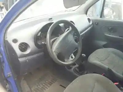 Veículo de Sucata daewoo matiz cd do ano 1997 alimentado f8cv