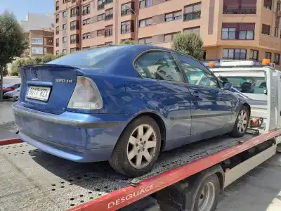 Scrapping Vehicle bmw serie 3 compact (e46) 320td of the year 2002 powered 204d4