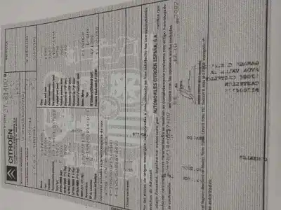 Scrapping Vehicle citroen c3 1.4 hdi exclusive of the year 2002 powered 8hx