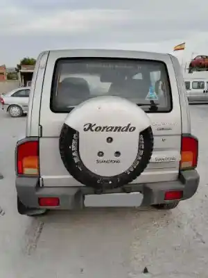 Scrapping Vehicle ssangyong korando 2.9 turbodiesel cat of the year 1998 powered d 0m 662