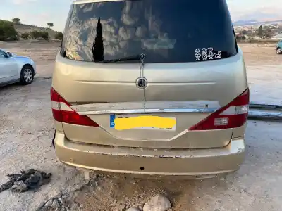 Scrapping Vehicle ssangyong rodius i 2.7 xdi of the year 2005 powered d27dt