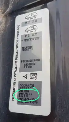 Scrapping Vehicle citroen c2 audace of the year 2004 powered hfx