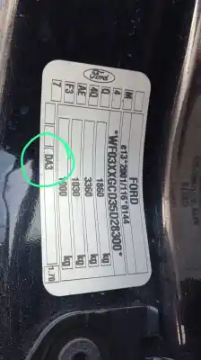 Veículo de Sucata FORD FOCUS BERLINA (CAP) Ambiente (D) do ano 2006 alimentado KKDA