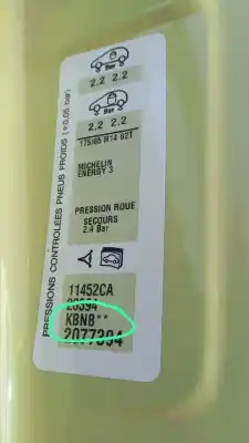 Veículo de Sucata citroen c2 audace do ano 2008 alimentado kfv