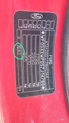 Veículo de Sucata ford focus berlina (cap) ambiente (d) do ano 2007 alimentado hhda