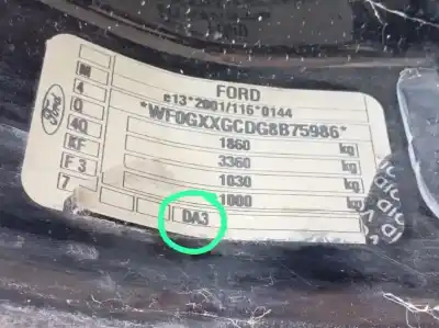 Scrapping Vehicle ford focus lim. (cb4) trend of the year 2008 powered 