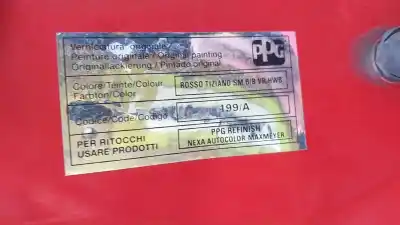 Sloopvoertuig lancia ypsilon (101) 1.4 16v oro (10.2006->) van het jaar 2004 aangedreven 188a1000