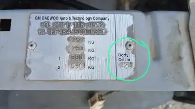Здавання транспортного засобу chevrolet matiz s року 2005 потужний a08s3