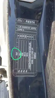 Véhicule à la ferraille ford fiesta (ccn) black edition de l'année 2017 alimenté snjd