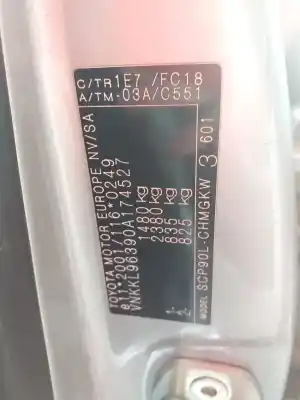 Утилизация автомобиля toyota yaris (ksp9/scp9/nlp9) básico года 2007 питание 2sz