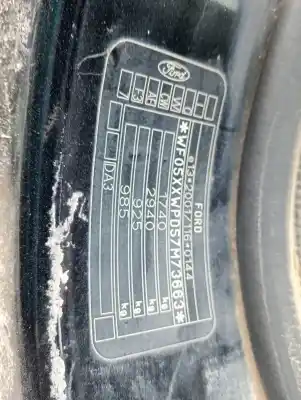 Scrapping Vehicle ford focus berlina (cap) ambiente (d) of the year 2007 powered 