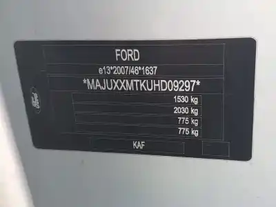 Veículo de Sucata ford ka+ active do ano 2018 alimentado yskd