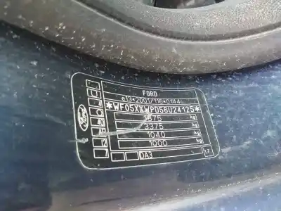 Scrapping Vehicle ford focus berlina (cap) ambiente (d) of the year 2006 powered kkda