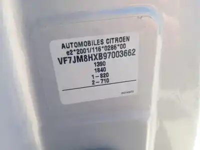 Scrapping Vehicle citroen c2 empresa of the year 2003 powered 8hx