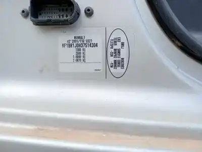 Scrapping Vehicle renault clio iii exception of the year 2007 powered d4fd7