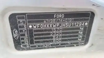 Veículo de Sucata ford fiesta (cbk) ambiente do ano 2005 alimentado f6ja