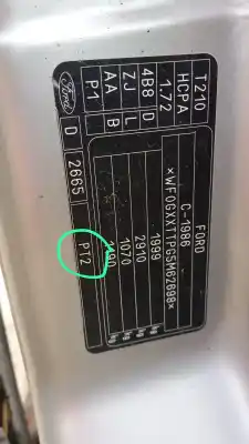 Здавання транспортного засобу ford transit connect (tc7) furg. 90 cv / 66 kw року 2006 потужний hcpa