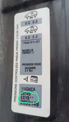 Scrapping Vehicle citroen c2 audace of the year 2008 powered hfx