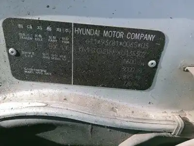 Veículo de Sucata hyundai coupe (rd) 2.0 fx do ano 1999 alimentado g4gf