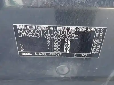 Veículo de Sucata toyota rav 4 (a3) executive do ano 2006 alimentado 2ad