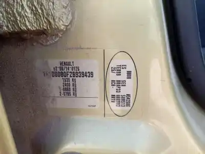 Утилизация автомобиля renault clio ii fase ii (b/cb0) base authentique 82 cv / 60 kw года 2003 питание k9kb7