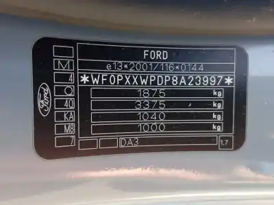 Veículo de Sucata ford focus lim. (cb4) titanium do ano 2008 alimentado kkda