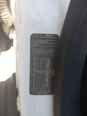 Scrapping Vehicle ford focus lim. (cb8) edition of the year 2012 powered t1da