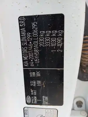 Veicolo di demolizione kia ceed sportswagon tech 119 cv / 88 kw dell'anno 2020 alimentato g4le