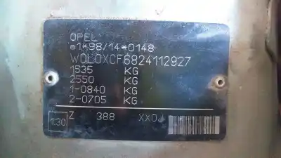 Здавання транспортного засобу opel corsa c furgoneta/hatchback (x01) 1.7 di 16v (f08, w5l) року 2002 потужний y17dtl