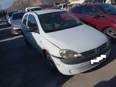 Scrapping Vehicle opel corsa c furgoneta/hatchback (x01) 1.7 di 16v (f08, w5l) of the year 2002 powered y17dtl